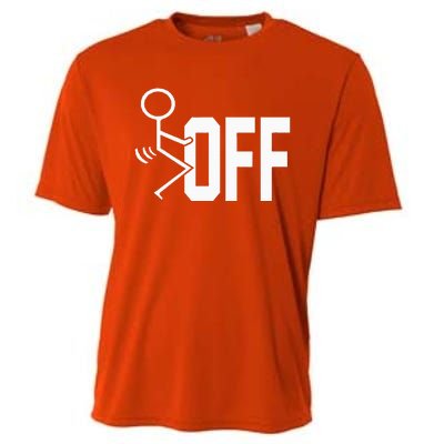 Funny Fuck Off Meme Cooling Performance Crew T-Shirt