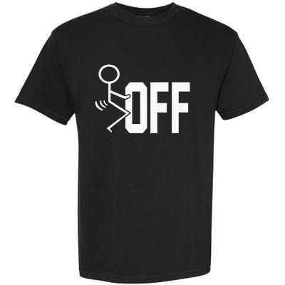 Funny Fuck Off Meme Garment-Dyed Heavyweight T-Shirt