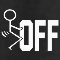Funny Fuck Off Meme 7 Panel Mesh Trucker Snapback Hat