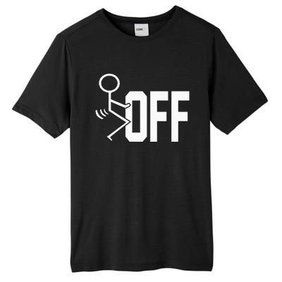 Funny Fuck Off Meme Tall Fusion ChromaSoft Performance T-Shirt