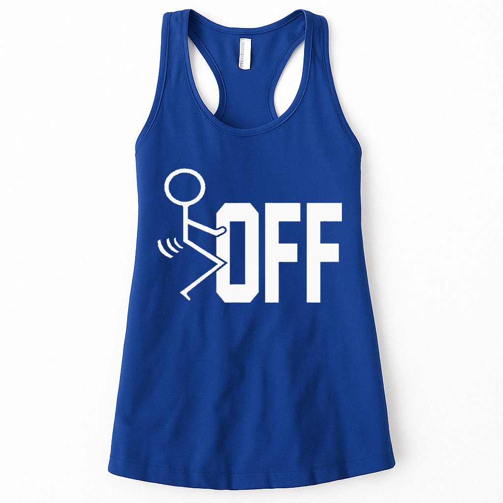 Funny Fuck Off Meme Womens Tank Top