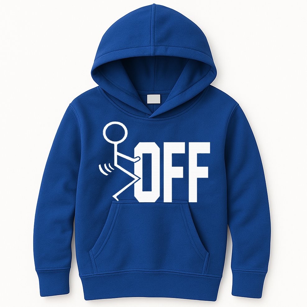 Funny Fuck Off Meme Kids Hoodie