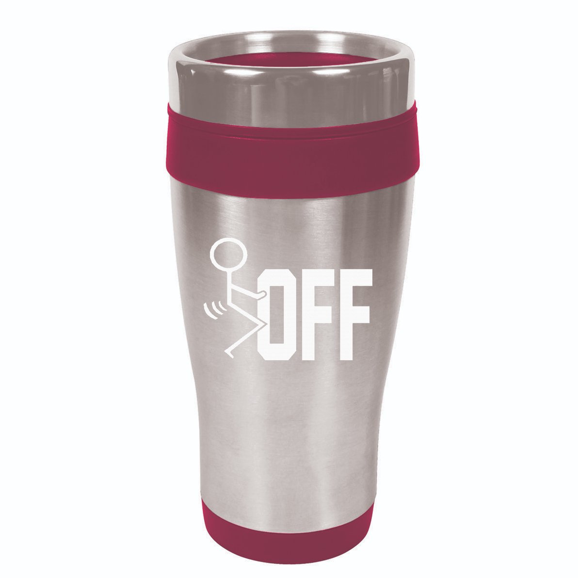 Funny Fuck Off Meme 16oz Travel Tumbler