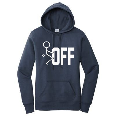 Funny Fuck Off Meme Women's Pullover Hoodie