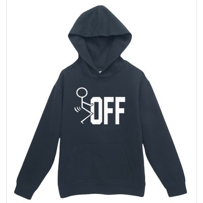 Funny Fuck Off Meme Urban Pullover Hoodie