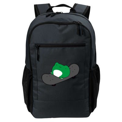 Funny Frog On Skateboard Daily Commute Backpack