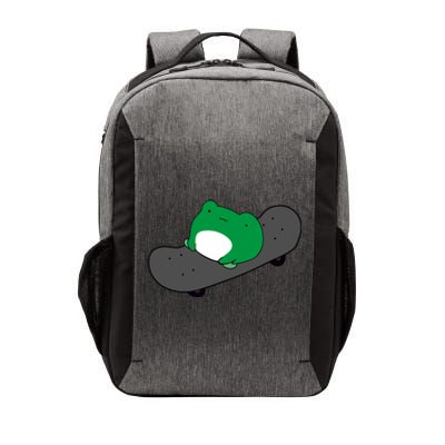 Funny Frog On Skateboard Vector Backpack