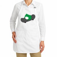 Funny Frog On Skateboard Apron