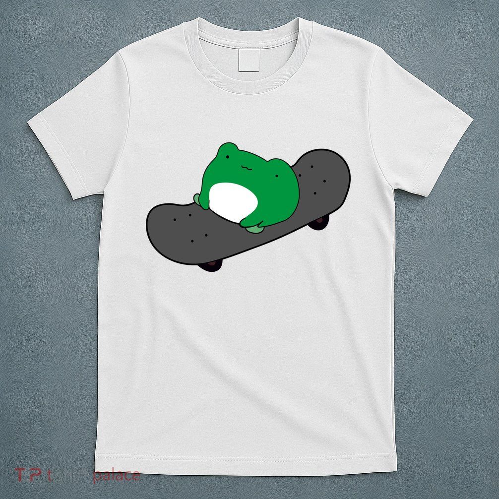 Funny Frog On Skateboard T-Shirt