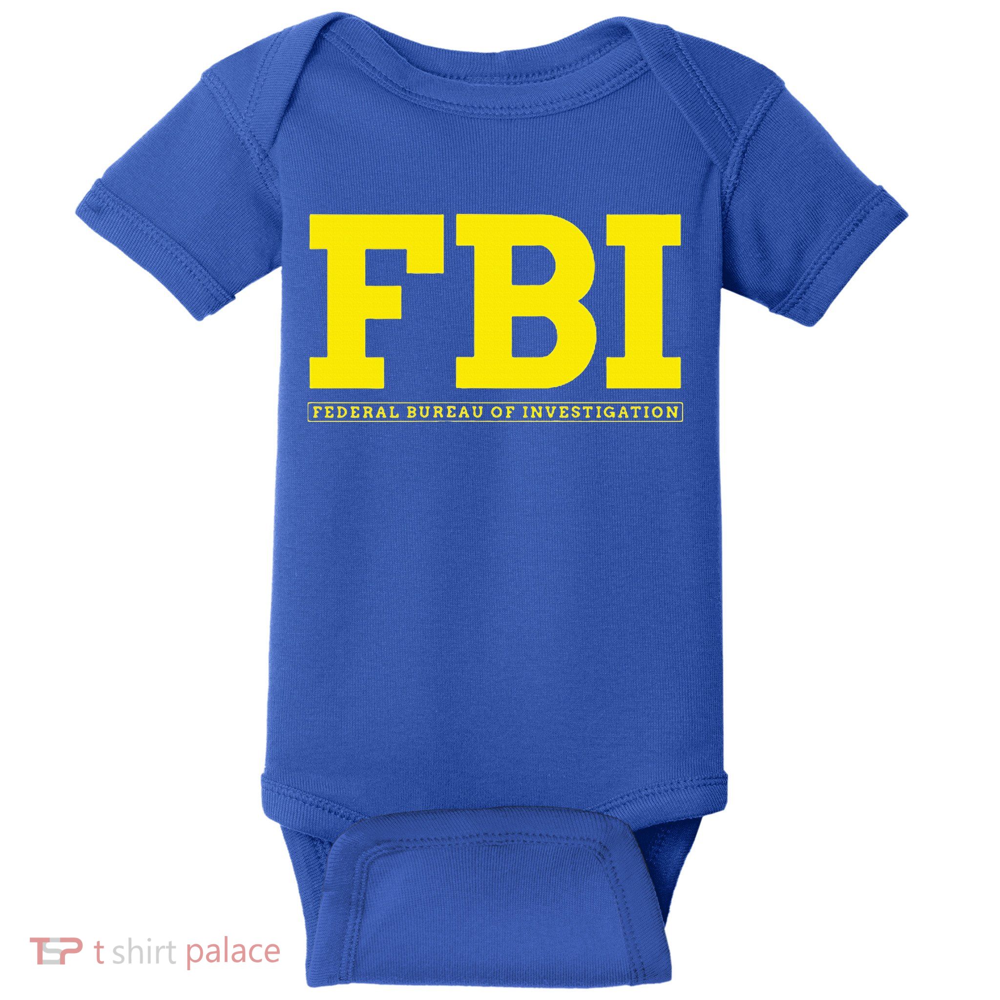Fbi Federal Office For Investigation Officers Baby Bodysuit