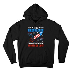 Firecracker Fourth Of July Celebration Graphic Hoodie