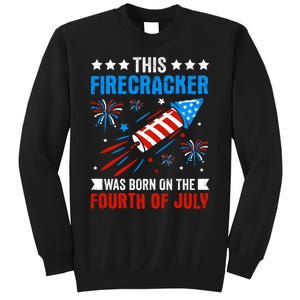 Firecracker Fourth Of July Celebration Graphic Sweatshirt