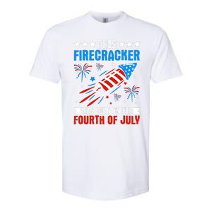 Firecracker Fourth Of July Celebration Graphic Softstyle CVC T-Shirt