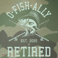 Funny Fishing Ofishally Retired Est 2025 Legacy Tie Dye Trucker Hat