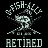 Funny Fishing Ofishally Retired Est 2025 Wool Snapback Cap