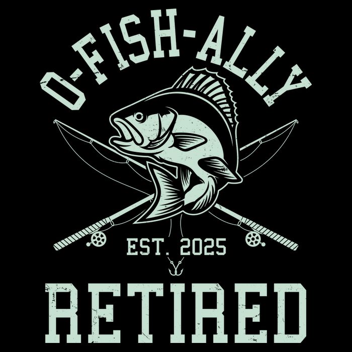 Funny Fishing Ofishally Retired Est 2025 Wool Snapback Cap