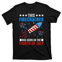 Firecracker Fourth Of July Celebration Graphic T-Shirt