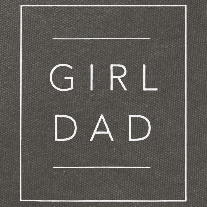 Funny Father Of Girlss Proud New Girlss Dad Daughter Fathers Day Cotton Canvas Backpack