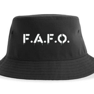 Fafo Find Out Funny Sustainable Bucket Hat