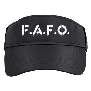 Fafo Find Out Funny Adult Drive Performance Visor