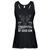 Freezer Full Of Good Aim Deer Hunting Season Hunter Ladies Essential Flowy Tank