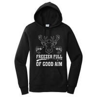 Freezer Full Of Good Aim Deer Hunting Season Hunter Women's Pullover Hoodie