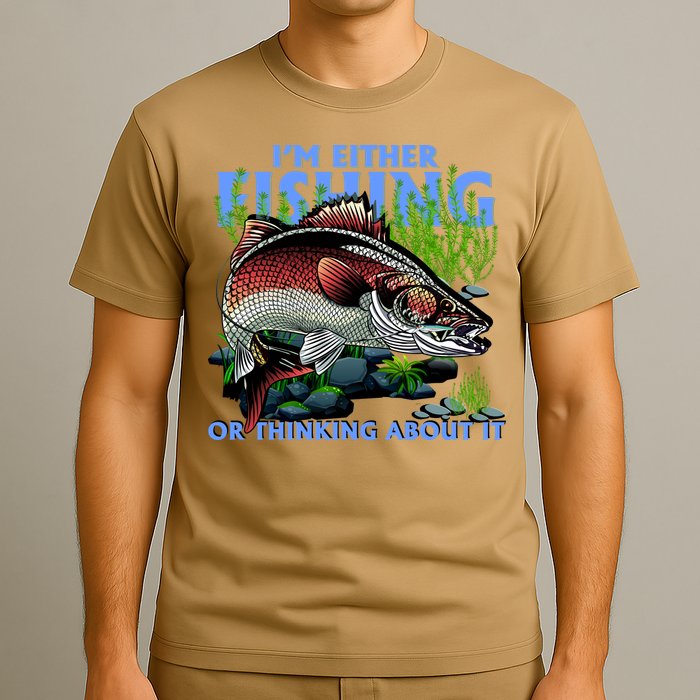 Funny Fishing Or Thinking About It T-Shirt