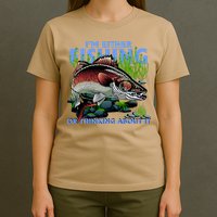 Funny Fishing Or Thinking About It T-Shirt