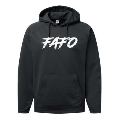 Fafo Find Out Performance Fleece Hoodie