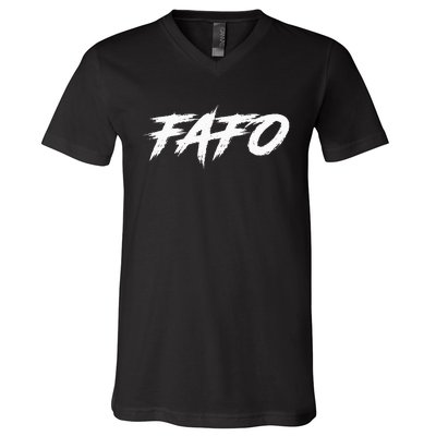 Fafo Find Out V-Neck T-Shirt