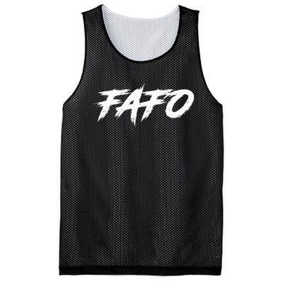 Fafo Find Out Mesh Reversible Basketball Jersey Tank