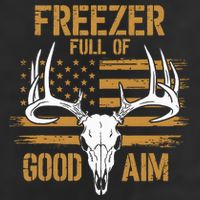 Freezer Full Of Good Aim Deer Hunting Season Hunter Dad Adult Drive Performance Visor