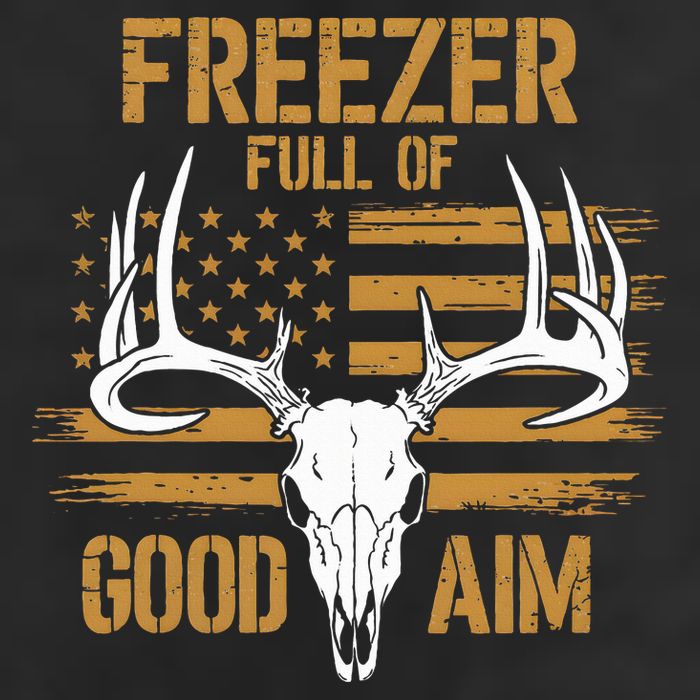 Freezer Full Of Good Aim Deer Hunting Season Hunter Dad Adult Drive Performance Visor