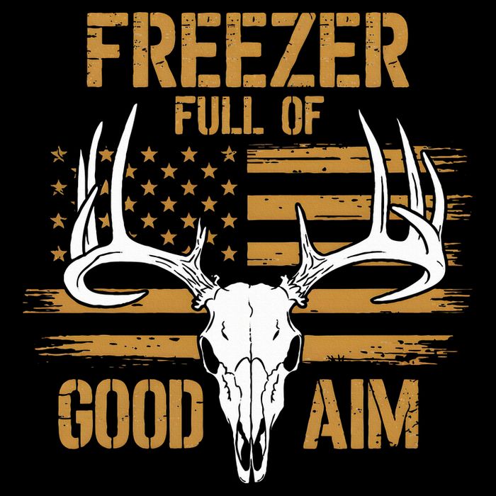 Freezer Full Of Good Aim Deer Hunting Season Hunter Dad Drawstring Bag