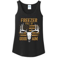 Freezer Full Of Good Aim Deer Hunting Season Hunter Dad Ladies Essential Tank