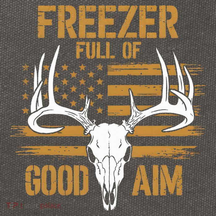Freezer Full Of Good Aim Deer Hunting Season Hunter Dad Cotton Canvas Backpack