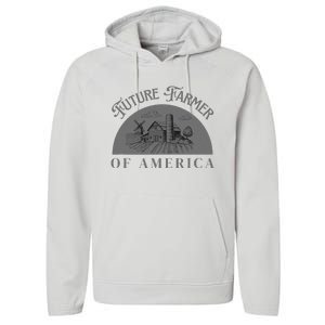 Future Farmer Of America Farmer Farm Boy Farm Girl Performance Fleece Hoodie