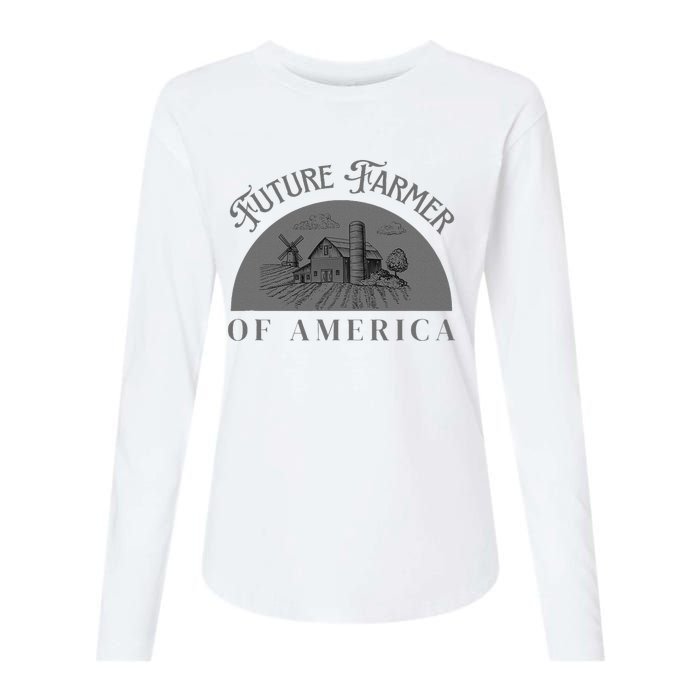 Future Farmer Of America Farmer Farm Boy Farm Girl Womens Cotton Relaxed Long Sleeve T-Shirt