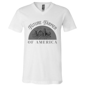 Future Farmer Of America Farmer Farm Boy Farm Girl V-Neck T-Shirt