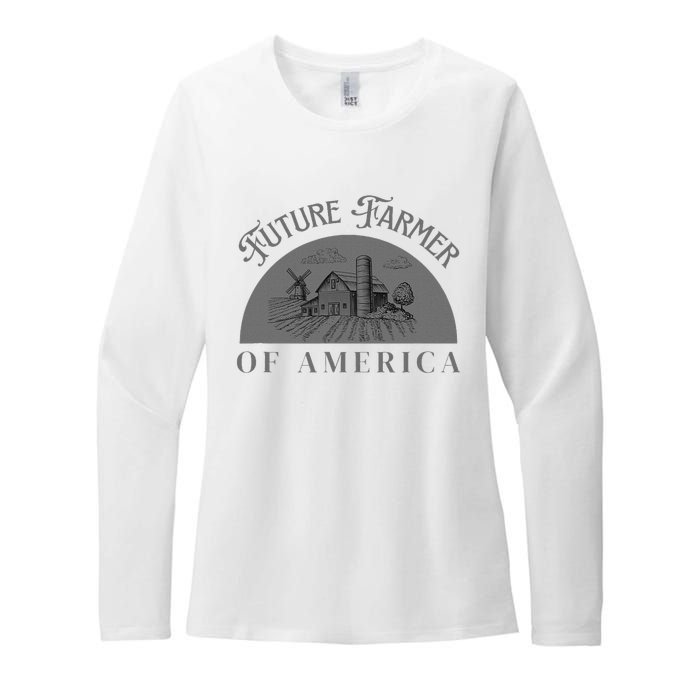 Future Farmer Of America Farmer Farm Boy Farm Girl Womens CVC Long Sleeve Shirt