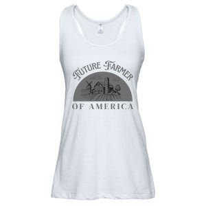 Future Farmer Of America Farmer Farm Boy Farm Girl Ladies Essential Flowy Tank