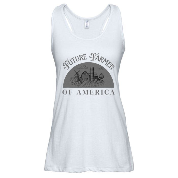 Future Farmer Of America Farmer Farm Boy Farm Girl Ladies Essential Flowy Tank