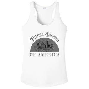 Future Farmer Of America Farmer Farm Boy Farm Girl Ladies PosiCharge Competitor Racerback Tank