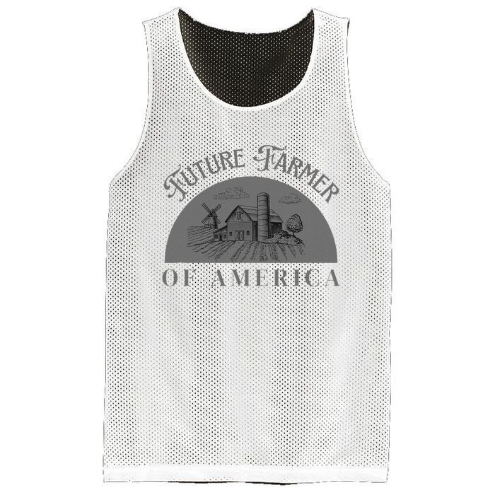 Future Farmer Of America Farmer Farm Boy Farm Girl Mesh Reversible Basketball Jersey Tank