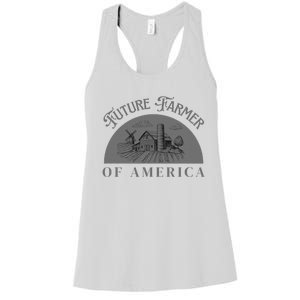 Future Farmer Of America Farmer Farm Boy Farm Girl Women's Racerback Tank