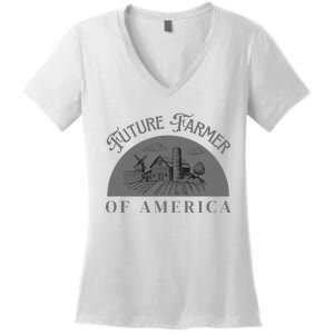 Future Farmer Of America Farmer Farm Boy Farm Girl Women's V-Neck T-Shirt