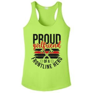 Fire Friend Of A Hero Firefighter Friend Gift Ladies PosiCharge Competitor Racerback Tank