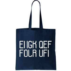 Funny Fuck Off Hidden Message Tote Bag