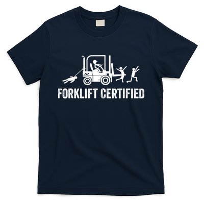 Funny Forklift Operator Forklift Certified Retro Vintage T-Shirt