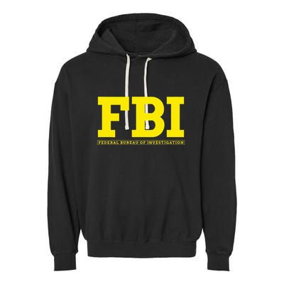 Fbi Federal Office For Investigation Officers Garment-Dyed Fleece Hoodie